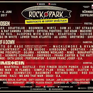 Rock im Park 2017: Tagesaufteilung