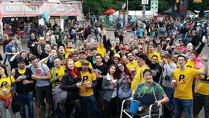 Gruppenfoto Parkrockertreffen 2016