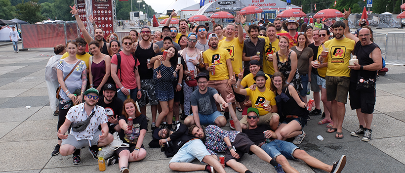 Gruppenfoto Parkrockertreffen 2018